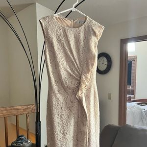 Tahari ruffle dress